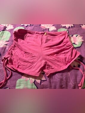 Lily Lotus Hot Pink Athletic Shorts
